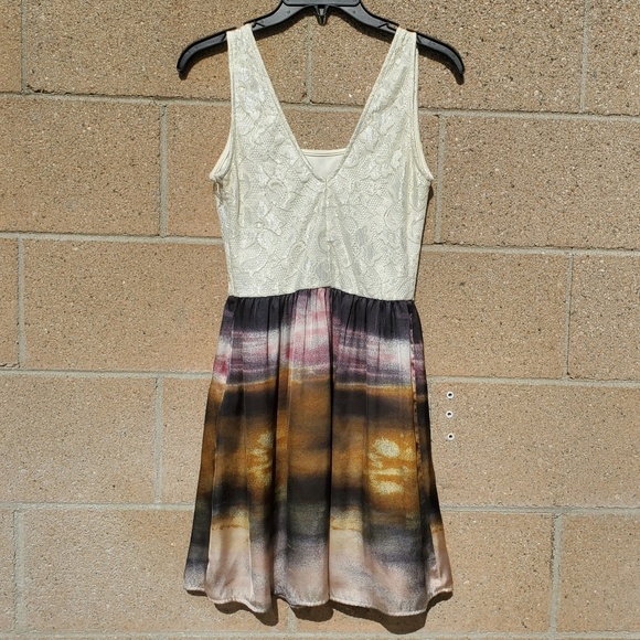 Lace mini sleeveless skater dress - Picture 5 of 6